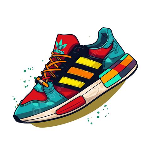 Adidas sneakers vector images